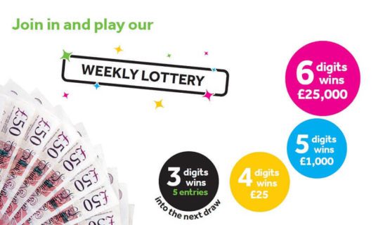 Play our lottery