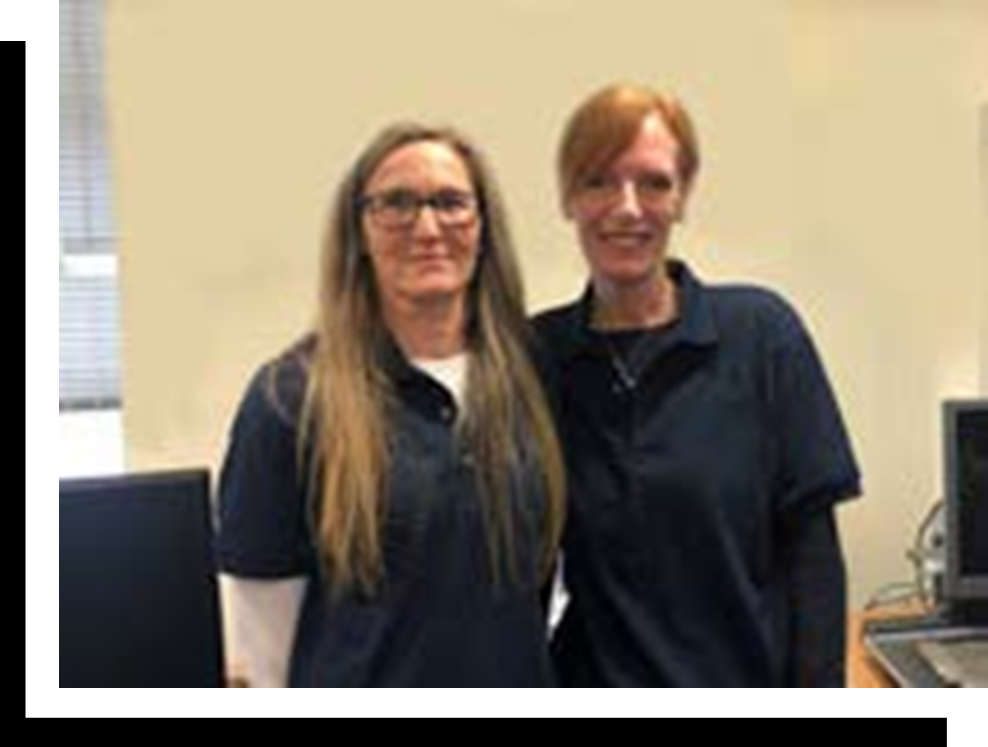 Our Rehabilitaion officers Zoe Austin and Paula Hickey