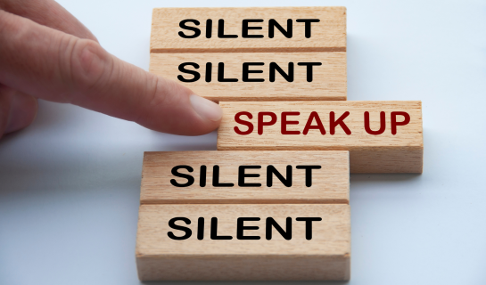 Learning to speak up