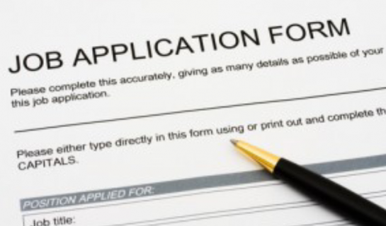 Employment – applying for a job