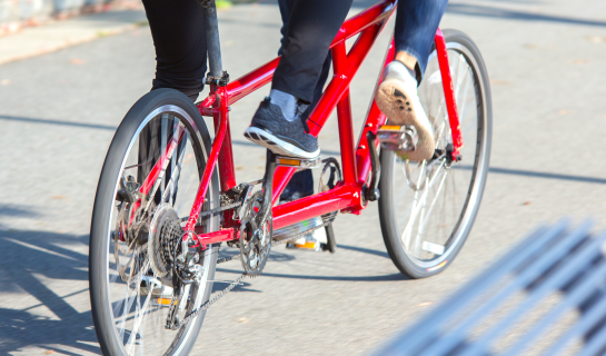 Tandem cycling taster session
